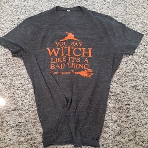 New! "You Say Witch Like It's..." Graphic Tee, XL
